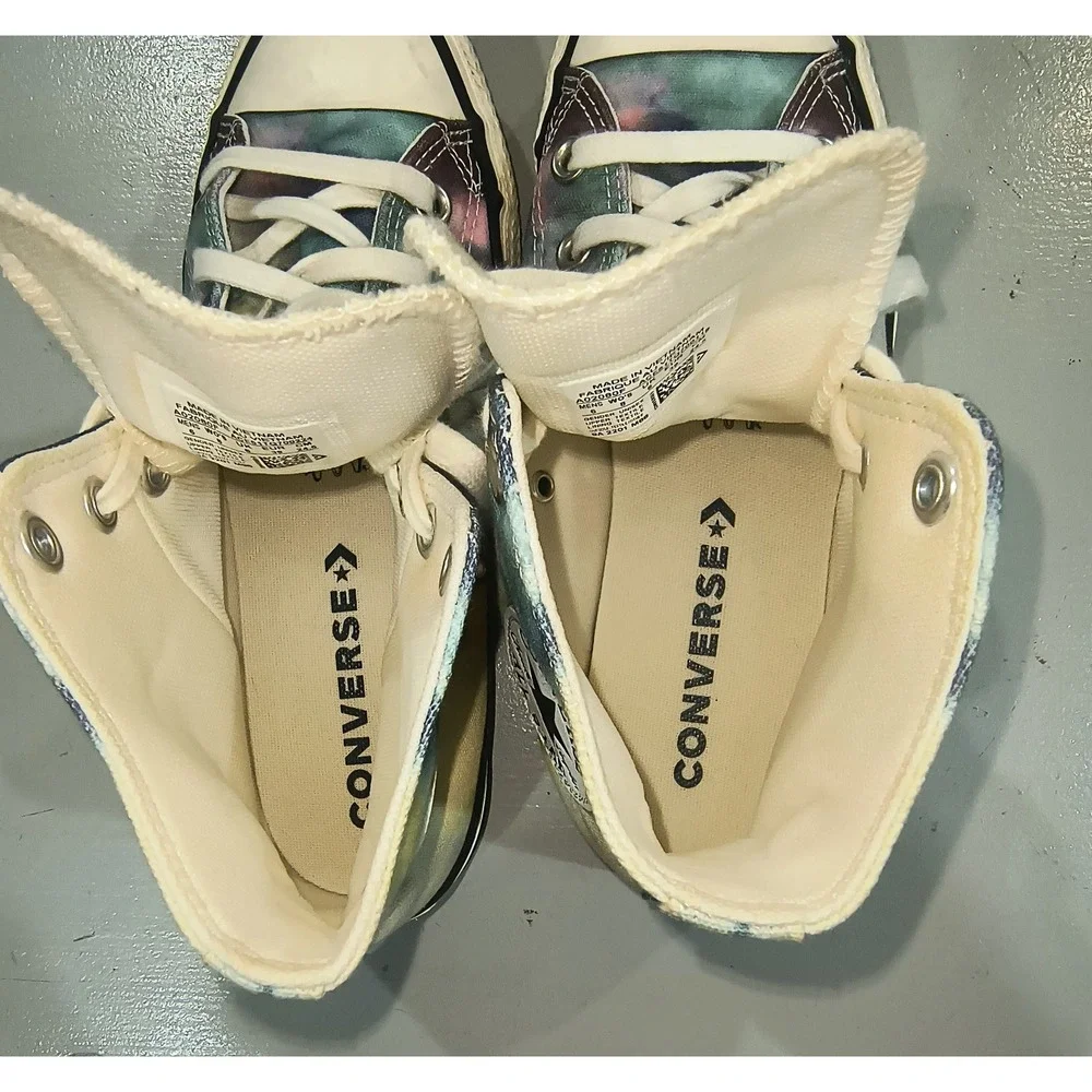 Converse Chuck Taylor All Star High Top Tie Dye Sneakers Unisex Mens 6 Womens 8 - Picture 6 of 10